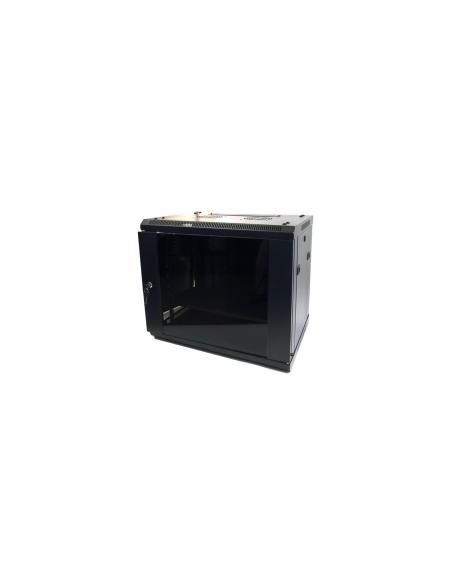 ARMARIO RACK 9U 60X60 CON TERMOSTATO 2 VENTILADORES 1 BANDEJA