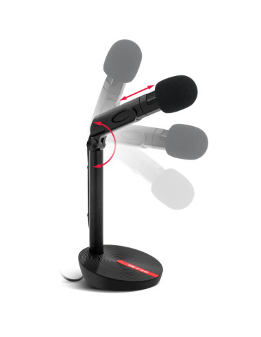 Spirit of Gamer MIC-EKO micrófono Negro Micrófono para videoconsola