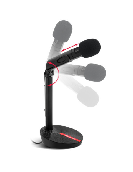 Spirit of Gamer MIC-EKO micrófono Negro Micrófono para videoconsola