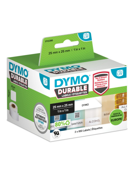 DYMO Durable Blanco Etiqueta para impresora autoadhesiva
