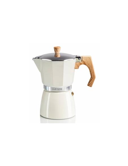 Haeger MOKA Pot 6 Cafetera italiana Beige
