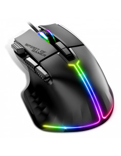Spirit of Gamer PRO-M5 ratón Juego mano derecha USB tipo A Óptico 12800 DPI