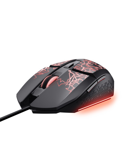 Trust GXT 113 Felox ratón Juego mano derecha USB tipo A Óptico 6400 DPI