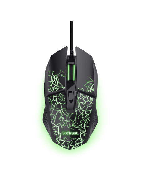 Trust GXT 113 Felox ratón Juego mano derecha USB tipo A Óptico 6400 DPI