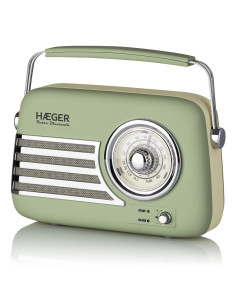 Haeger RB-GRE.001A radio Portátil Analógica Verde