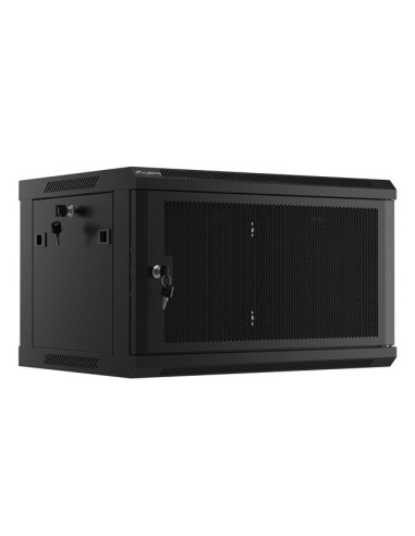 Lanberg WF01-6406-23B armario rack 6U Bastidor de pared Negro