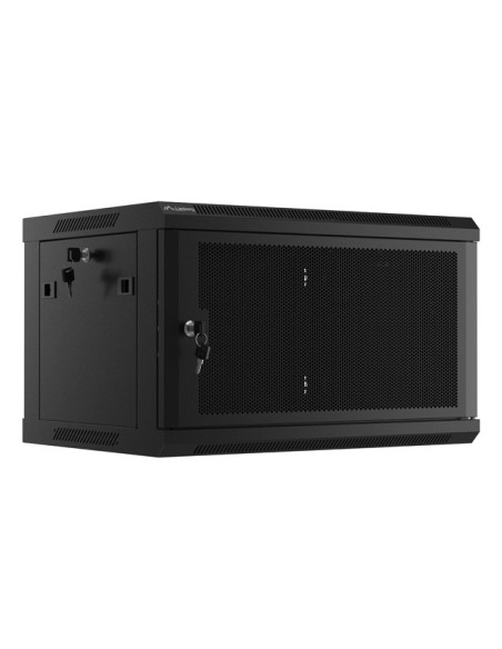 Lanberg WF01-6406-23B armario rack 6U Bastidor de pared Negro