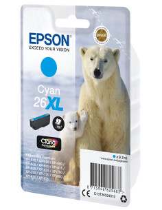 Epson Polar bear Cartucho 26XL cian 2