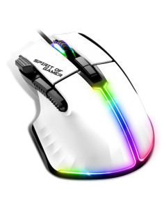 Spirit of Gamer PRO-M5 ARTIC ratón Juego mano derecha USB tipo A Óptico 12800 DPI 2