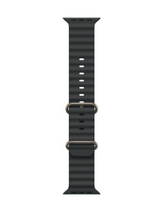 Apple MXTL3ZM A Accesorios para dispositivos vestibles inteligentes Grupo de rock Negro Fluoroelastómero, Titanio