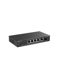 Ruijie Networks RG-ES206MG-P switch Gestionado L2 2.5G Ethernet (100 1000 2500) Energía sobre Ethernet (PoE) Montaje en 2