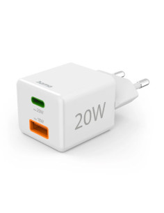 Hama 00201991 cargador de dispositivo móvil Auriculares, Batería portátil, Smartphone, Tableta Blanco Corriente alterna Carga