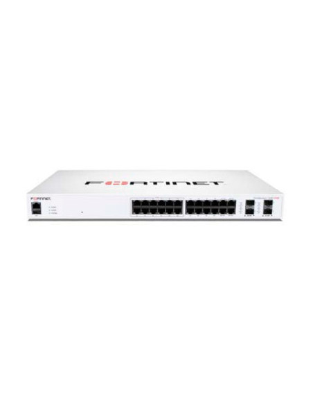 Fortinet FS-124F-FPOE switch Energía sobre Ethernet (PoE) 1U Blanco