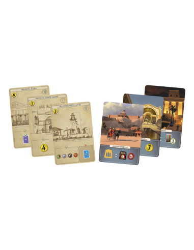 Asmodee 7 Wonders Edifice Expansión de juego de cartas Simulación económica