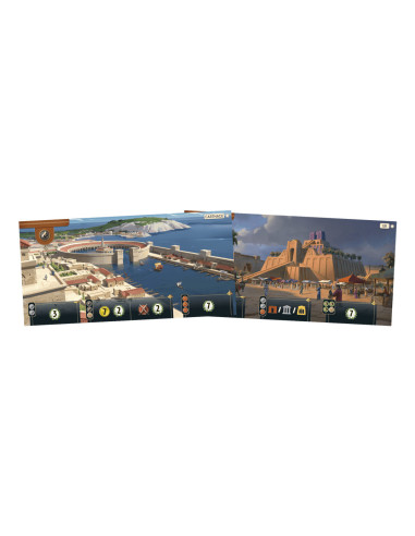 Asmodee 7 Wonders Edifice Expansión de juego de cartas Simulación económica