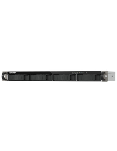 QNAP TS-433eU NAS Bastidor (1U) Cortex-A Cortex-A55 4 GB 0 TB QNAP Turbo System Negro