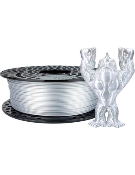 FILAMENTO 3D PLA SILK PLATA 1.75mm 1 Kgr