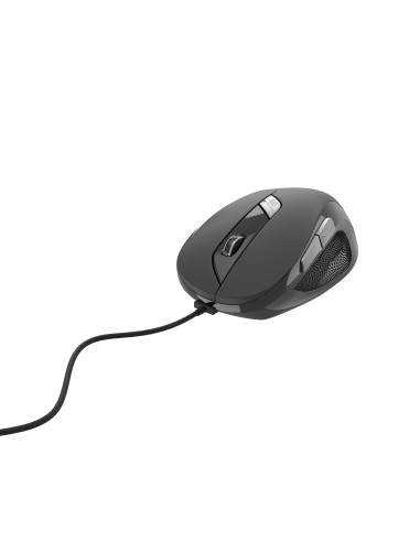 Gembird MUS-6B-01 ratón Oficina Ambidextro USB tipo A Óptico 1600 DPI