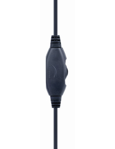 Gembird GHS-05-O auricular y casco Auriculares Alámbrico Diadema Juego Negro, Naranja 2