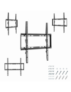 Gembird WM-55F-04 soporte para TV 139,7 cm (55") Negro