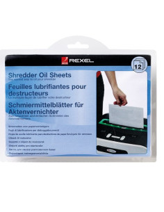 Rexel Láminas lubricantes para destructora (20) 2