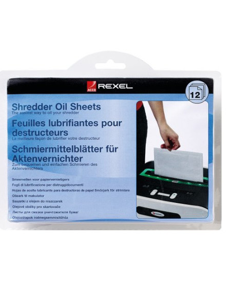 Rexel Láminas lubricantes para destructora (20)