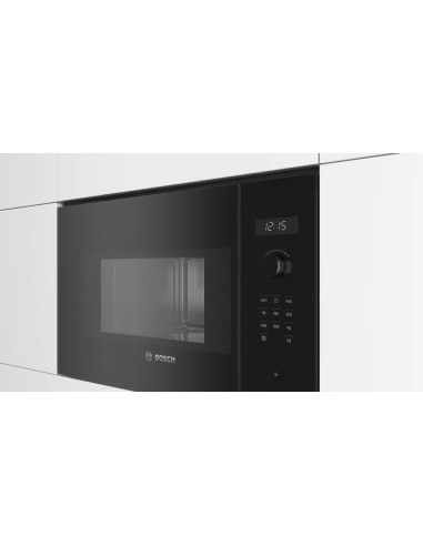 Bosch Serie 6 BFL524MB0 microondas Negro Solo microondas Integrado 20 L 800 W