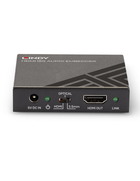 Lindy 38203 convertidor de audio Negro