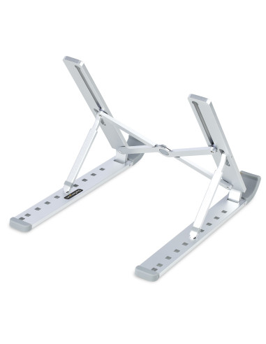 StarTech.com Soporte Elevador Plegable para Ordenador Portátil - Riser Ajustable Portátil Ergonómico para Ordenador Laptop -