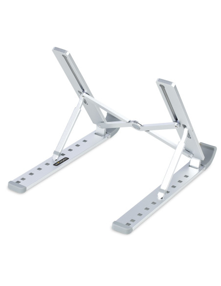 StarTech.com Soporte Elevador Plegable para Ordenador Portátil - Riser Ajustable Portátil Ergonómico para Ordenador Laptop -