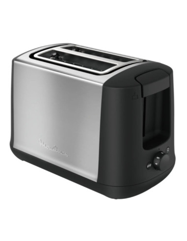 Moulinex LT340811 tostadora 6 2 rebanada(s) Negro, Acero inoxidable