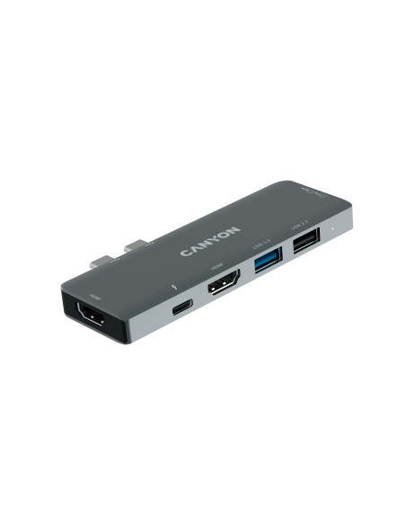 Canyon DS-5 USB 2.0 Type-C Gris