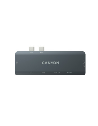 Canyon DS-5 USB 2.0 Type-C Gris