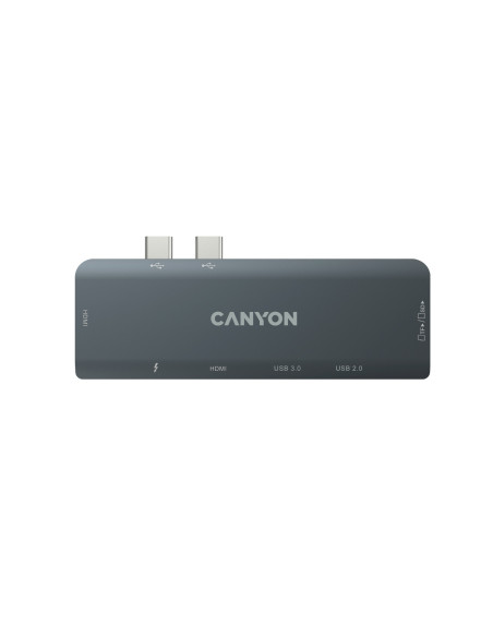 Canyon DS-5 USB 2.0 Type-C Gris
