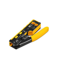 Ewent EW9006 crimpadora Herramienta para prensar Negro, Amarillo