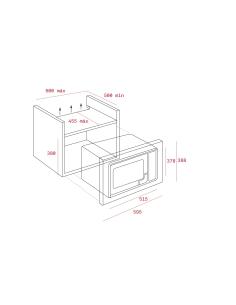 Teka MWE 255 FI Microondas integrado 25L 900 W Acero inoxidable 2