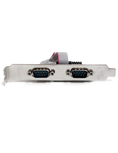 StarTech.com Adaptador Bracket de Placa Base Interna USB a 2 Puertos Serie - DB9 RS232