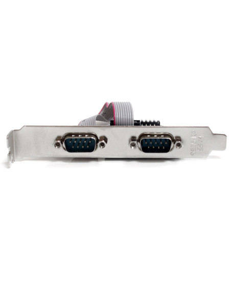 StarTech.com Adaptador Bracket de Placa Base Interna USB a 2 Puertos Serie - DB9 RS232