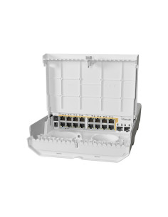 Mikrotik netPower 16P L2 L3 Gigabit Ethernet (10 100 1000) Energía sobre Ethernet (PoE) Blanco 2