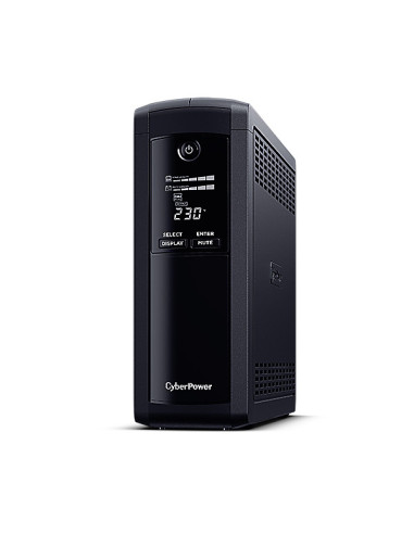 CyberPower VP1200EILCD sistema de alimentación ininterrumpida (UPS) Línea interactiva 1,2 kVA 720 W 8 salidas AC