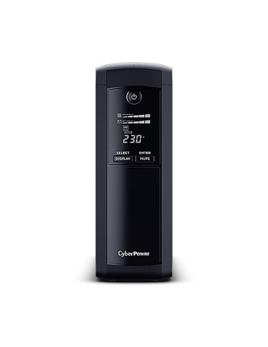 CyberPower VP1200EILCD sistema de alimentación ininterrumpida (UPS) Línea interactiva 1,2 kVA 720 W 8 salidas AC