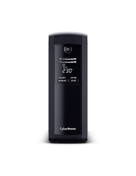 CyberPower VP1200EILCD sistema de alimentación ininterrumpida (UPS) Línea interactiva 1,2 kVA 720 W 8 salidas AC