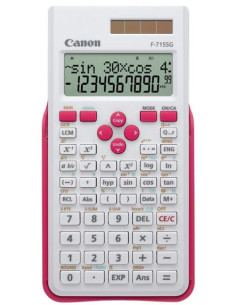 Canon F-715SG calculadora Bolsillo Calculadora científica Rosa, Blanco