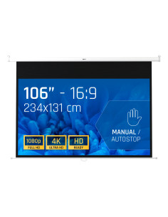 iggual Pantalla manual 16 9 106" 234x131 cm