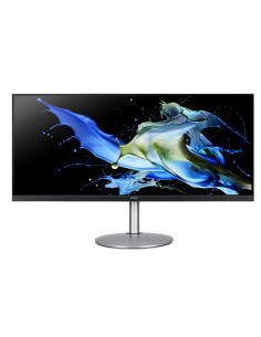 Acer CB342CU pantalla para PC 86,4 cm (34") 3440 x 1440 Pixeles UltraWide Quad HD LCD Negro, Plata