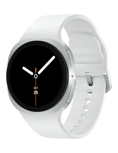 Samsung Galaxy Watch 8 3,3 cm (1.3") AMOLED 40 mm Digital 438 x 438 Pixeles Pantalla táctil Plata Wifi GPS (satélite)
