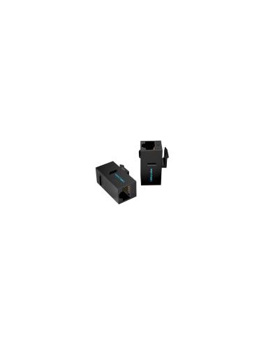 Vention Adaptador Conector RJ45 IPGB0-5 Cat6 UTP/ RJ45 Hembra - RJ45 Hembra/ 5 uds/ Negro