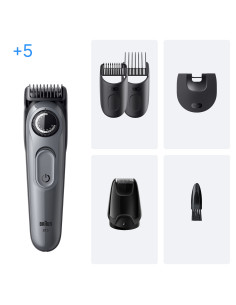 Braun BeardTrimmer 3 BT3560 depiladora para la barba Batería 40 2 cm Negro, Gris 2