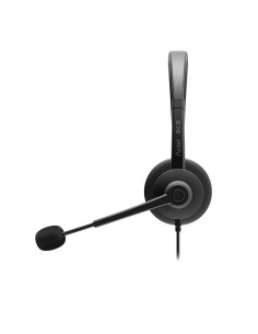 Axtel AXH-ACEUCM auricular y casco Auriculares Alámbrico Diadema Oficina Centro de llamadas USB Type-C   USB Type-A Negro 2