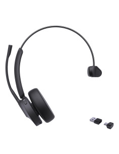Yealink BH70 Mono Teams Auriculares Inalámbrico Diadema Oficina Centro de llamadas USB Type-C   USB Type-A Bluetooth Negro